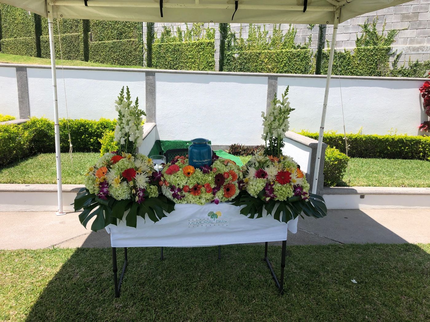 Servicios funerarios en los jardines