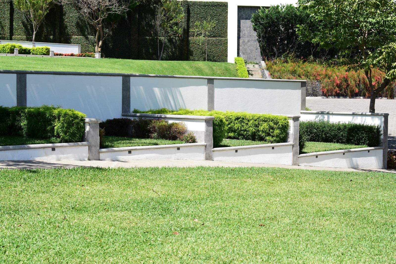Jardineras de los lotes