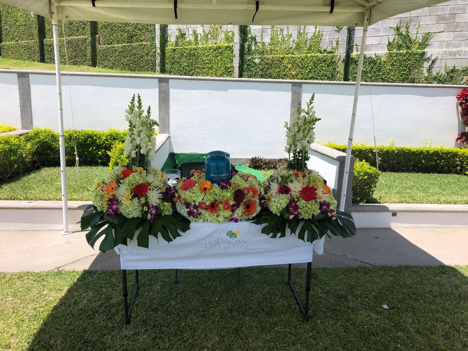 Servicio en los jardines
