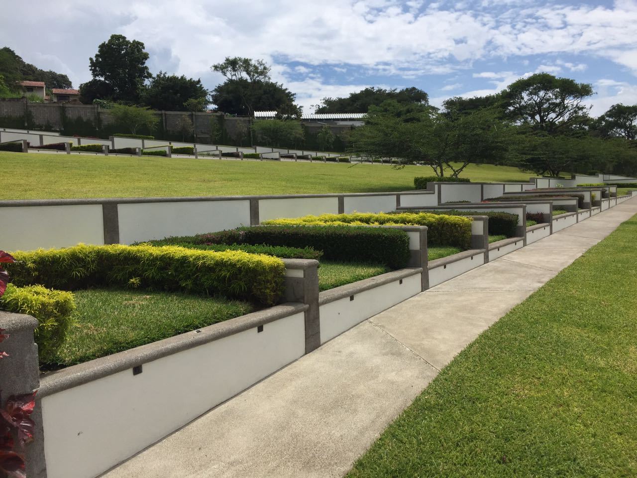 Jardines y muros perimetrales